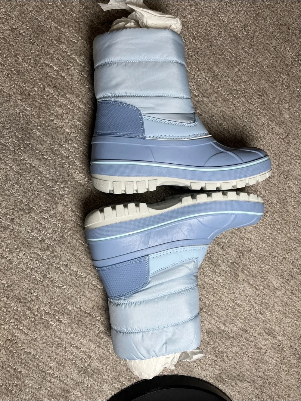 Lands' End Flurry Waterproof Fleece Winter Kids Snow Boots Size 3. 2757-1